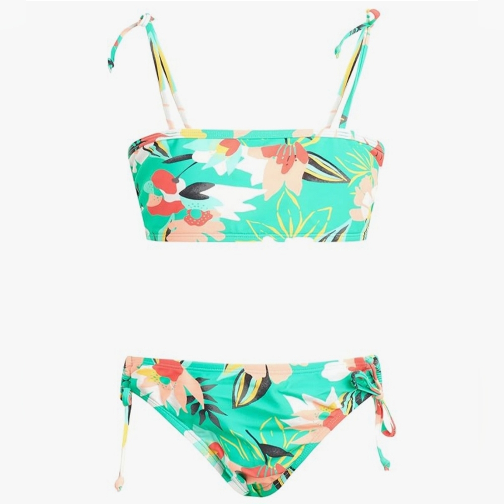 Kanu Surf Groovy Beach Sport Bandeau Bikini 2-Piece Swimsuit Size 5